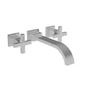 Newport Brass Wall Mount Lavatory Faucet in Antique Nickel 3-2061/15A